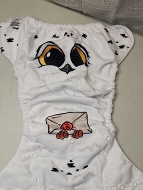 Harry Potter OS pocket diaper by Mama Koala Hedwig Hogwarts Letter